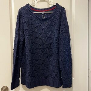 Cable Knit Crewneck Sweater
